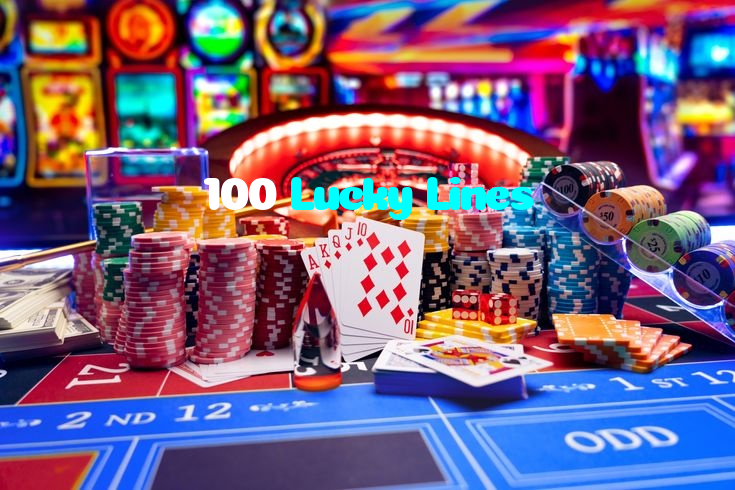 100 Lucky Lines casino presented on mobile device in Pakistan with slots and live games